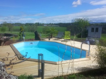 Piscine en bois